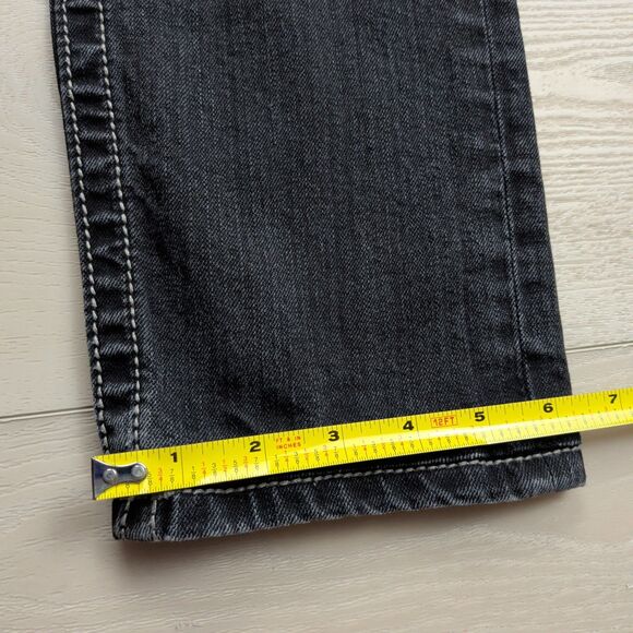 Miss Me Jeans Womens 27 Dark Gray Skinny JP5014SK-3 Embellished Pockets Denim - Picture 14 of 15